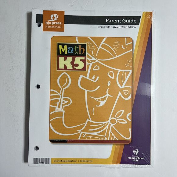 BJU Press Bob Jones Homeschool Curriculum Math K5 Parents Guide Third Edition - Picture 1 of 6